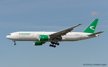 Boeing 777-22KLR | EZ-A779 | Turkmenistan Airlines | FRANKFURT (EDDF/FRA) 14.04.2018