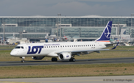 Embraer ERJ-195LR | SP-LNF | LOT Polish Airlines | FRANKFURT (EDDF/FRA) 14.04.2018
