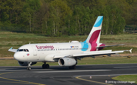 Airbus A319-132 | D-AGWC | Eurowings | EDDK 20.04.2018