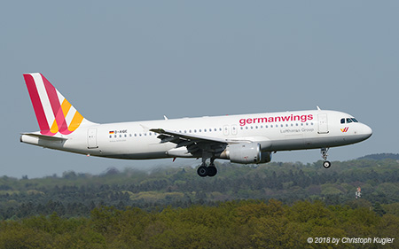 Airbus A320-211 | D-AIQE | Germanwings | EDDK 20.04.2018