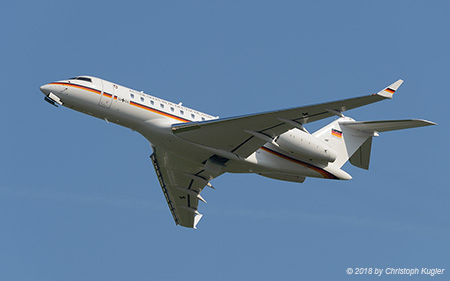 Bombardier BD.700 Global 5000 | 1404 | German Air Force | D&UUML;SSELDORF (EDDL/DUS) 20.04.2018