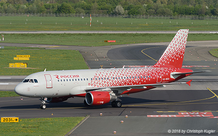 Airbus A319-111 | VQ-BBA | Rossiya Russian Airlines | D&UUML;SSELDORF (EDDL/DUS) 20.04.2018