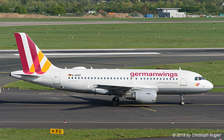 Airbus A319-112 | D-AKNT | Germanwings | D&UUML;SSELDORF (EDDL/DUS) 20.04.2018