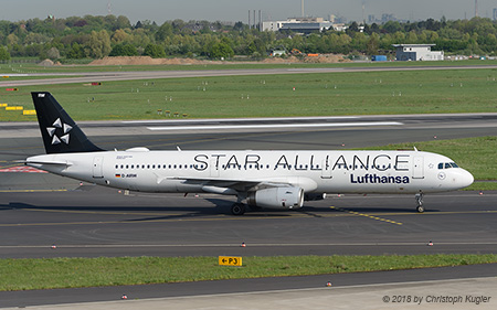 Airbus A321-131 | D-AIRW | Lufthansa | D&UUML;SSELDORF (EDDL/DUS) 20.04.2018