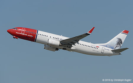 Boeing 737-8FZ | EI-FHH | Norwegian Air International | D&UUML;SSELDORF (EDDL/DUS) 20.04.2018