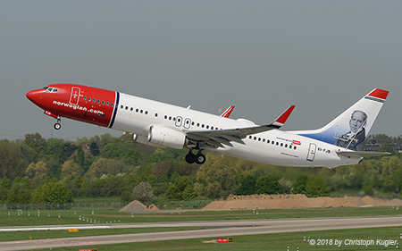 Boeing 737-8JP | EI-FJB | Norwegian Air International | D&UUML;SSELDORF (EDDL/DUS) 20.04.2018