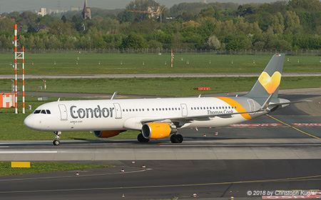 Airbus A321-211 | D-AIAH | Condor | D&UUML;SSELDORF (EDDL/DUS) 20.04.2018