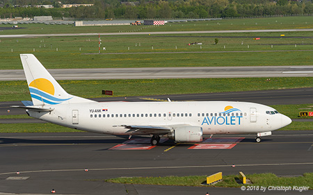 Boeing 737-3H9 | YU-ANK | Aviolet | D&UUML;SSELDORF (EDDL/DUS) 20.04.2018
