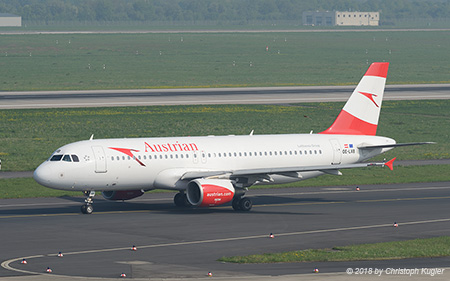 Airbus A320-216 | OE-LXB | Austrian Airlines | D&UUML;SSELDORF (EDDL/DUS) 21.04.2018