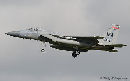 McDonnell Douglas F-15C Eagle | 86-0158 | US Air Force | LEEUWARDEN (EHLW/LWR) 16.04.2018