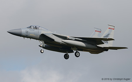 McDonnell Douglas F-15C Eagle | 84-0005 | US Air Force | LEEUWARDEN (EHLW/LWR) 16.04.2018