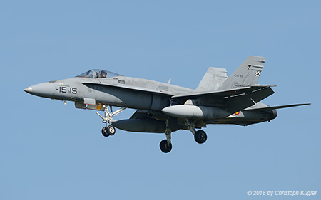 McDonnell Douglas EF-18M Hornet | C.15-28 | Spanish Air Force | LEEUWARDEN (EHLW/LWR) 18.04.2018