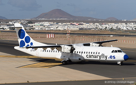 ATR 72-212A (500) | EC-KRY | Canary Fly | ARRECIFE-LANZAROTE (GCRR/ACE) 07.09.2018