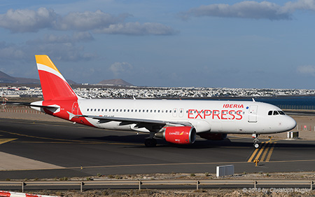 Airbus A320-214 | EC-LUC | Iberia Express | ARRECIFE-LANZAROTE (GCRR/ACE) 07.09.2018