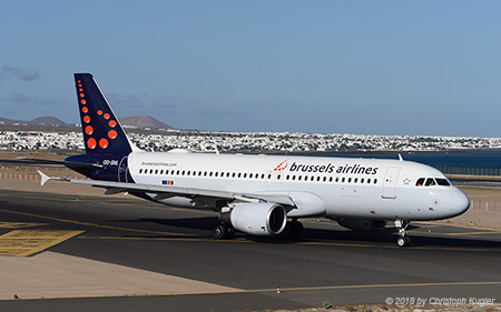 Airbus A320-214 | OO-SNL | Brussels Airlines | ARRECIFE-LANZAROTE (GCRR/ACE) 08.09.2018