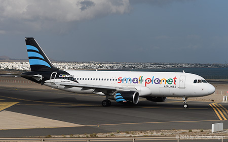 Airbus A320-214 | LY-ONJ | Small Planet Airlines | ARRECIFE-LANZAROTE (GCRR/ACE) 10.09.2018