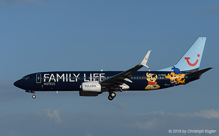 Boeing 737-8K5 | G-FDZG | Thomson Airways  |  in Family Life Hotels livery | ARRECIFE-LANZAROTE (GCRR/ACE) 10.09.2018