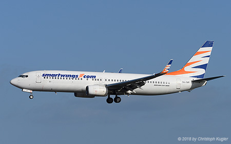 Boeing 737-8Q8 | OK-TVY | Smart Wings | ARRECIFE-LANZAROTE (GCRR/ACE) 15.09.2018