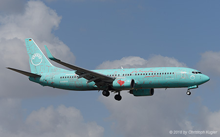 Boeing 737-8HX | D-ASXO | SunExpress Germany  |  Istanbul Dreams | ARRECIFE-LANZAROTE (GCRR/ACE) 15.09.2018