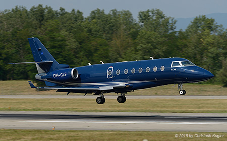 IAI Gulfstream G200 | OK-GLF | untitled (Eclair Aviation) | BASLE (LFSB/BSL) 07.07.2018