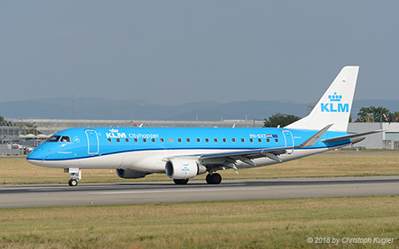 Embraer ERJ-175STD | PH-EXZ | KLM Cityhopper | BASLE (LFSB/BSL) 07.07.2018