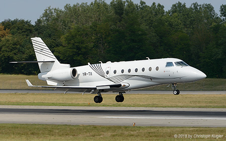 IAI Gulfstream G200 | YR-TII | untitled (Tiriac Air) | BASLE (LFSB/BSL) 07.07.2018
