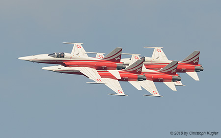 Northrop F-5E Tiger II | - | Swiss Air Force  |  Patrouille Suisse | ARBON (----/---) 05.05.2018