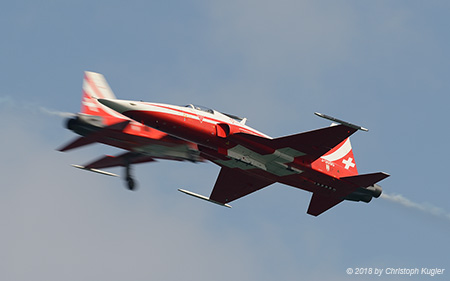 Northrop F-5E Tiger II | - | Swiss Air Force  |  Patrouille Suisse | ARBON (----/---) 05.05.2018