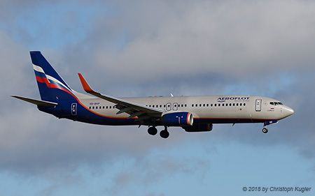 Boeing 737-8LJ | VQ-BVP | Aeroflot | Z&UUML;RICH (LSZH/ZRH) 01.01.2018
