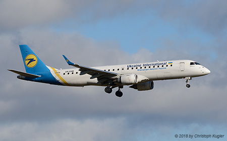 Embraer ERJ-190STD | UR-EMB | Ukraine International Airlines | Z&UUML;RICH (LSZH/ZRH) 01.01.2018