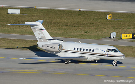 Hawker Beechcraft Hawker 4000 | TC-NRN | untitled (Swan Air) | Z&UUML;RICH (LSZH/ZRH) 24.01.2018