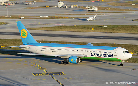Boeing 767-33PER | UK67004 | Uzbekistan Airways | Z&UUML;RICH (LSZH/ZRH) 24.01.2018