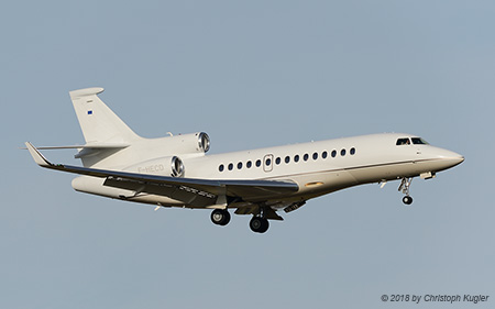 Dassault Falcon 7X | F-HECD | untitled (Unijet) | Z&UUML;RICH (LSZH/ZRH) 24.01.2018