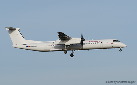 Bombardier DHC-8-402 | D-ABQN | Eurowings | Z&UUML;RICH (LSZH/ZRH) 24.01.2018