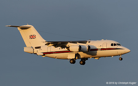 BAe 146 CC.2 | ZE700 | Royal Air Force | Z&UUML;RICH (LSZH/ZRH) 24.01.2018