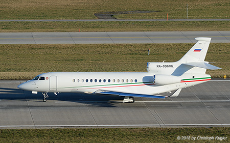 Dassault Falcon 8X | RA-09606 | untitled (Aviaservice)  |  opf Government of Tatarstan | Z&UUML;RICH (LSZH/ZRH) 24.01.2018