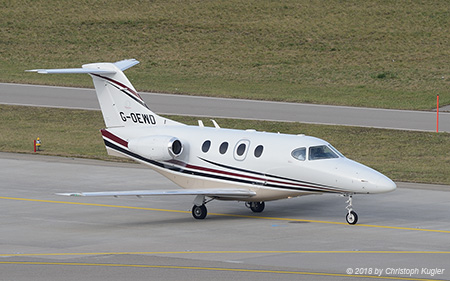 Raytheon 390 Premier I | G-OEWD | untitled (Avidus Jet Management) | Z&UUML;RICH (LSZH/ZRH) 25.01.2018