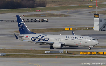 Boeing 737-800 | VP-BMB | Aeroflot | Z&UUML;RICH (LSZH/ZRH) 25.01.2018