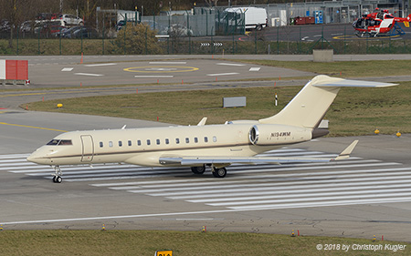 Bombardier BD.700 Global XRS | N194WM | untitled | Z&UUML;RICH (LSZH/ZRH) 25.01.2018