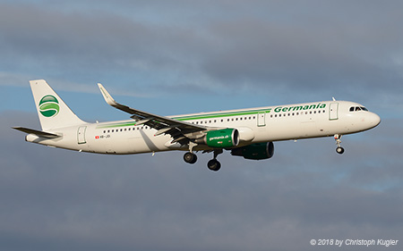 Airbus A321-211 | HB-JOI | Germania Flug | Z&UUML;RICH (LSZH/ZRH) 28.01.2018