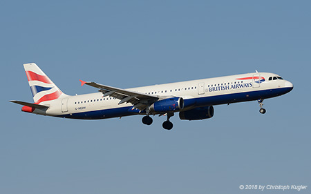 Airbus A321-231 | G-MEDM | British Airways | Z&UUML;RICH (LSZH/ZRH) 24.03.2018