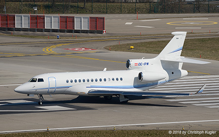 Dassault Falcon 7X | OE-IPW | untitled (Jet Pool Network) | Z&UUML;RICH (LSZH/ZRH) 24.03.2018
