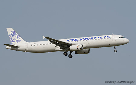 Airbus A321-231 | SX-ABQ | Olympus Airways | Z&UUML;RICH (LSZH/ZRH) 08.04.2018