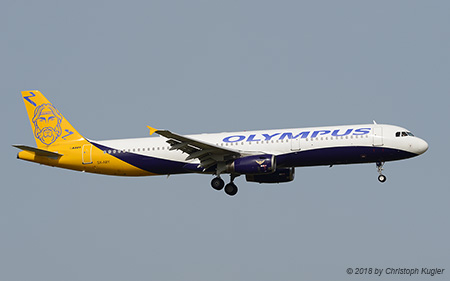 Airbus A321-231 | SX-ABY | Olympus Airways | Z&UUML;RICH (LSZH/ZRH) 08.04.2018