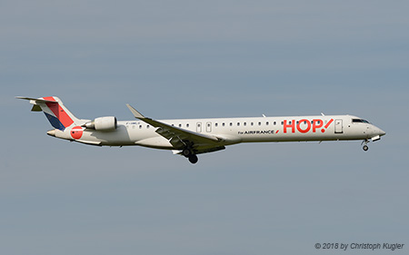 Bombardier CRJ 1000 | F-HMLG | HOP!  | Z&UUML;RICH (LSZH/ZRH) 12.05.2018
