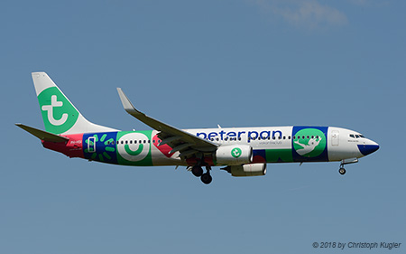 Boeing 737-8K2 | PH-HSI | Transavia  |  Peter Pan charity scheme | Z&UUML;RICH (LSZH/ZRH) 21.05.2018