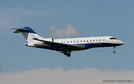 Bombardier BD.700 Global 5000 | SP-ZAK | JDI Services | Z&UUML;RICH (LSZH/ZRH) 24.05.2018