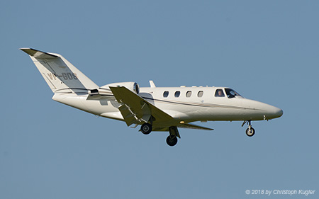Cessna 525 CitationJet CJ1 | VP-BDS | untitled (Avcon Jet) | Z&UUML;RICH (LSZH/ZRH) 14.06.2018