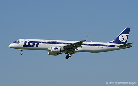 Embraer ERJ-195LR | SP-LNA | LOT Polish Airlines | Z&UUML;RICH (LSZH/ZRH) 16.06.2018