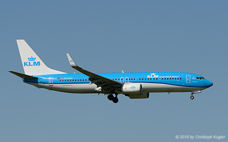 Boeing 737-8K2 | PH-BXA | KLM Royal Dutch Airlines  |  no longer in retro colours | Z&UUML;RICH (LSZH/ZRH) 19.06.2018